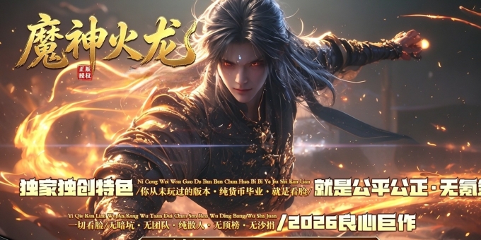 1.80魔神火龙复古微变三职业版-魔战领域【996PC】