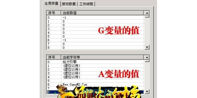 传奇全局变量的清空与修改的脚本制作